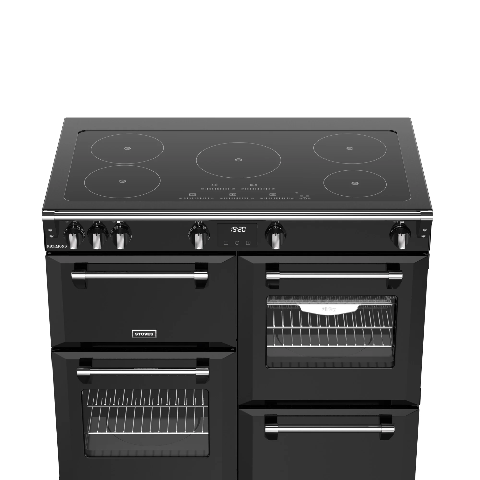 Stoves RCA Richmond 100Ei 100cm Induction Range Cooker 444411859 Black - Image 6
