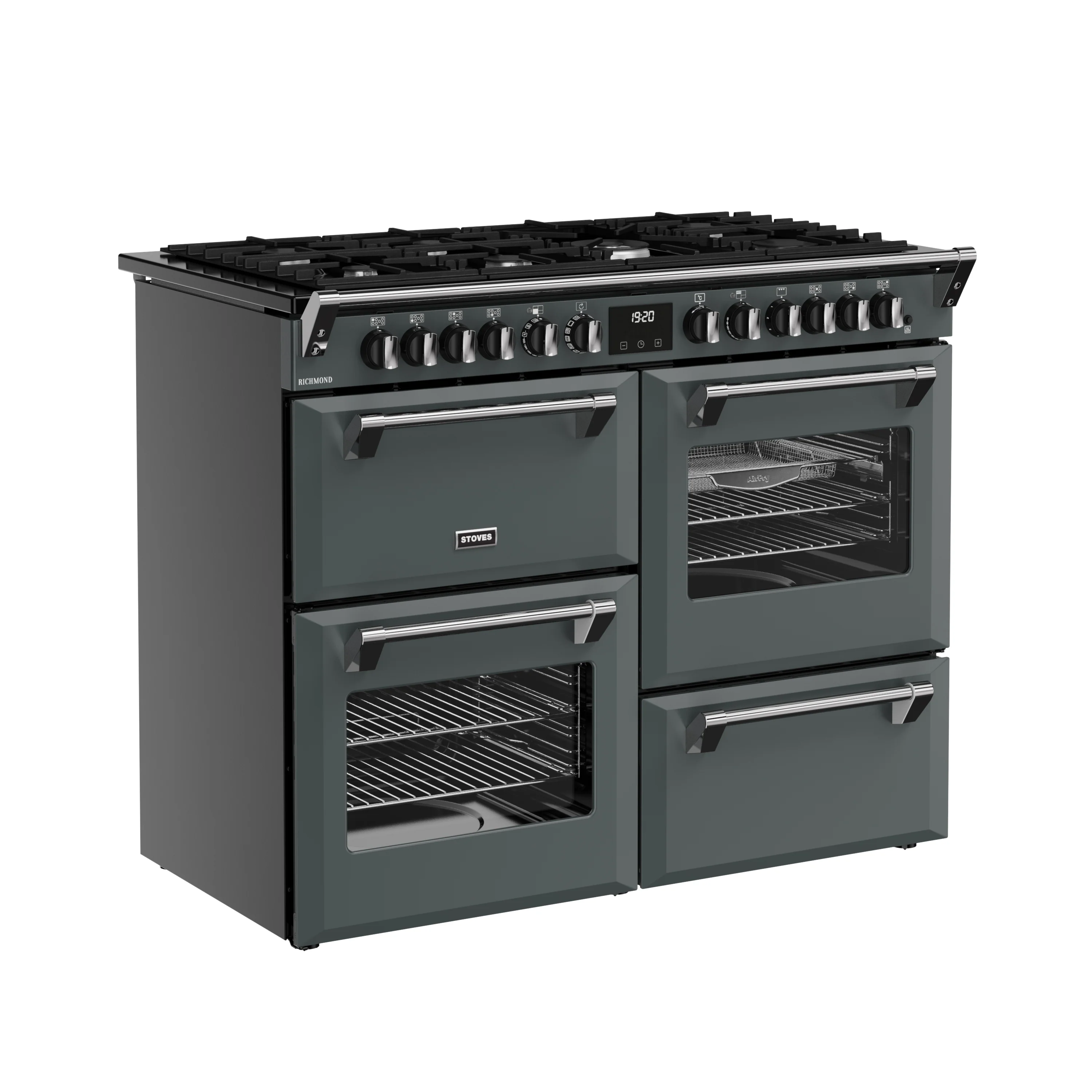 Stoves RCA Richmond 110DF 110cm Dual Fuel Range Cooker 444411861 Anthracite - Image 2