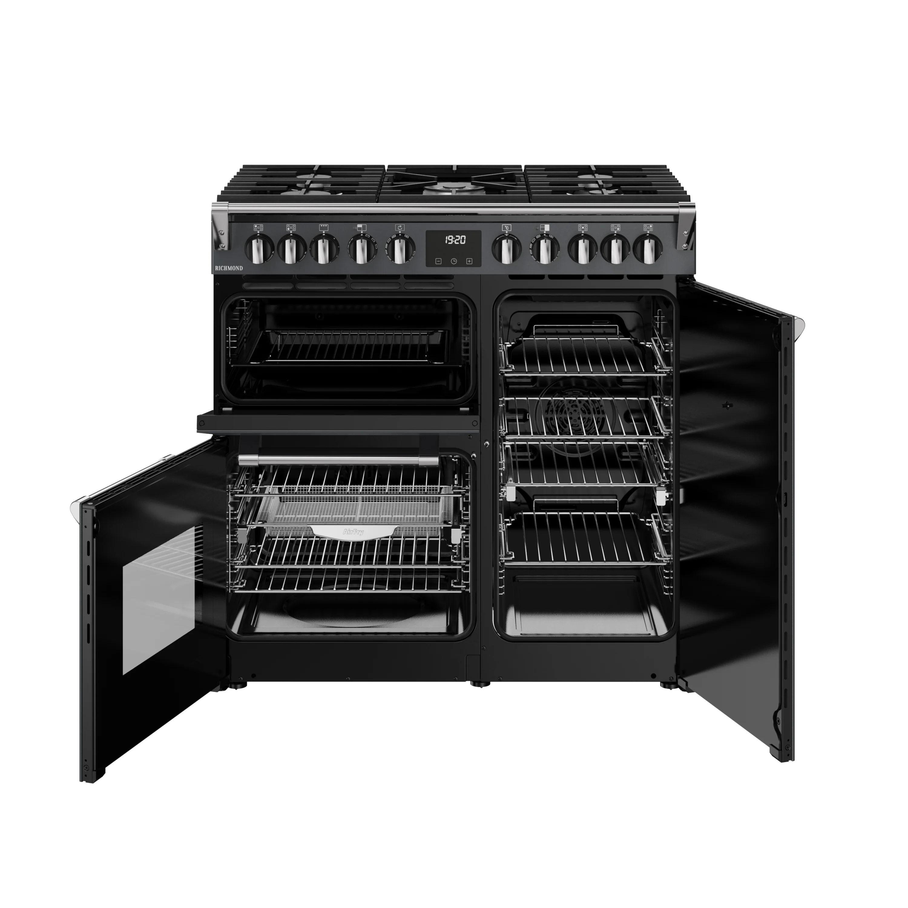 Stoves RCA Richmond 90DF 90cm Dual Fuel Range Cooker 444411849 Anthracite - Image 8
