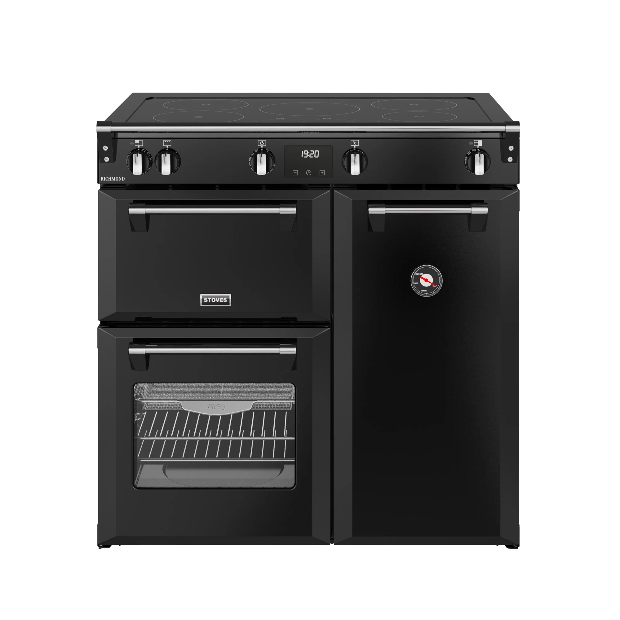 Stoves RCA Richmond 90Ei 90cm Induction Range Cooker 444411853 Black