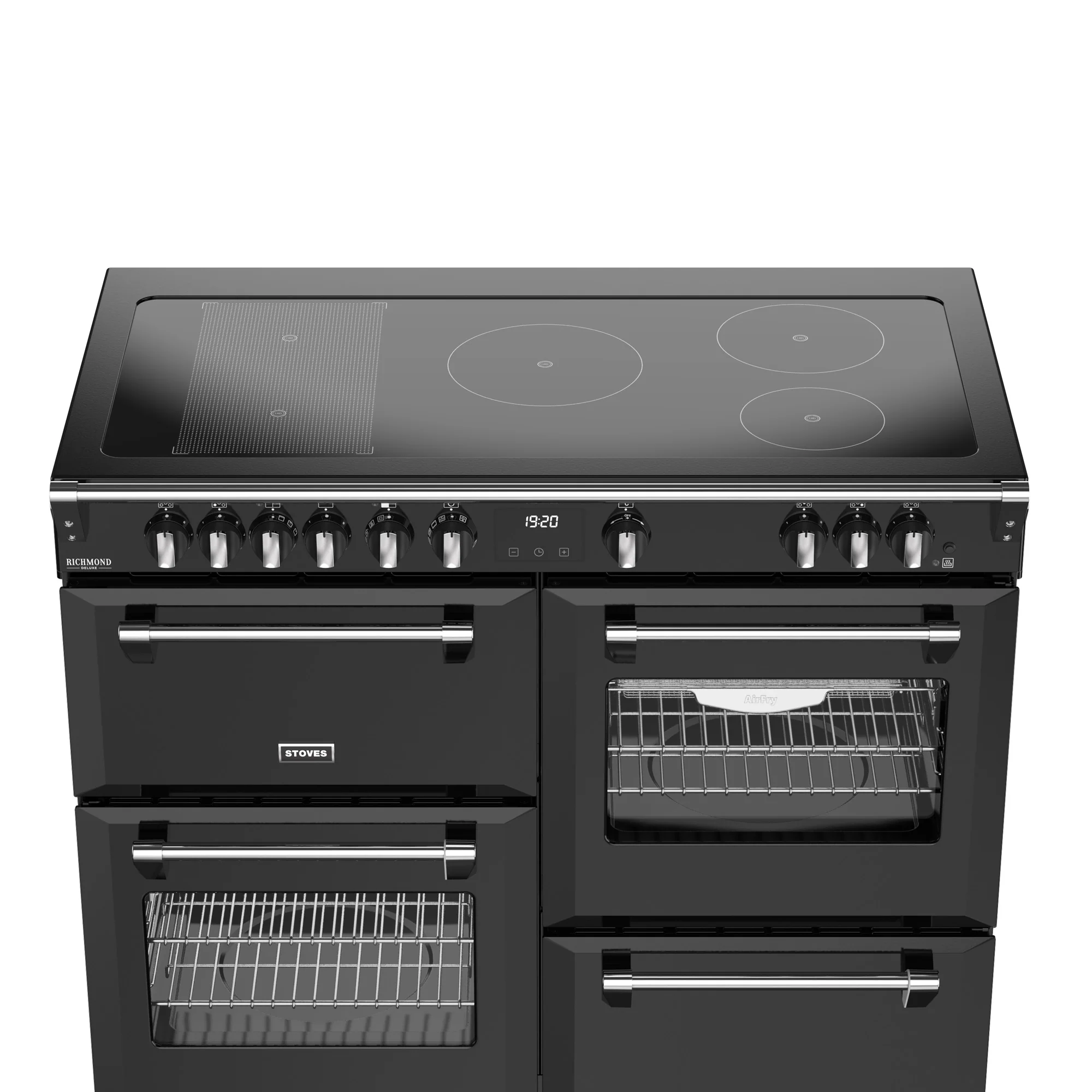 Stoves RCA Richmond Deluxe 110Ei 110cm Induction Range Cooker 444411878 Black - Image 6