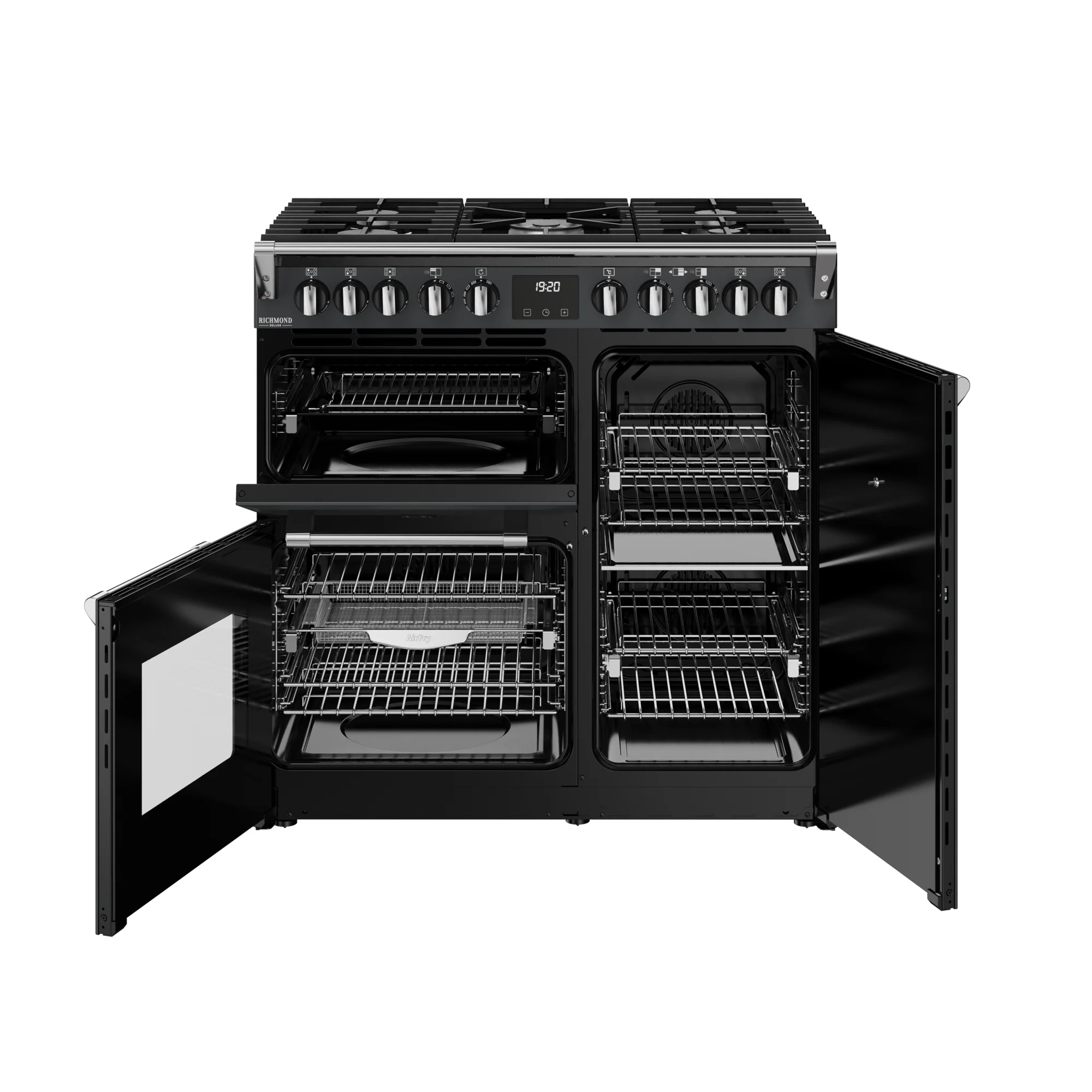 Stoves Richmond Deluxe 90cm Dual Fuel Range Cooker 444412003 Anthracite Grey - Image 9