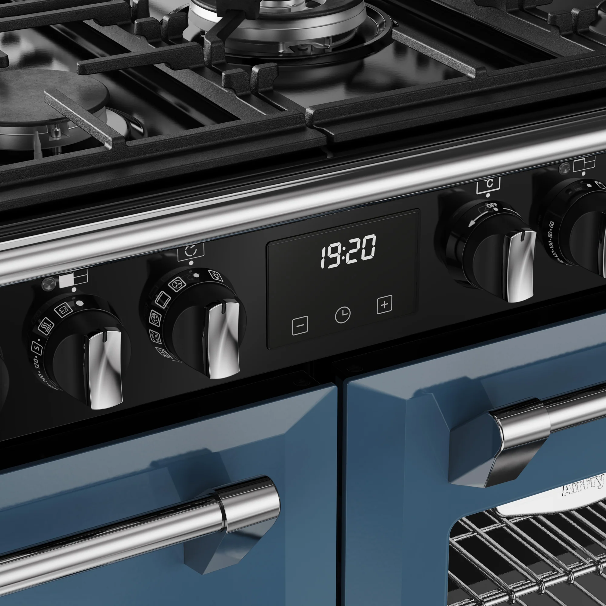 Stoves Richmond Deluxe Colour Boutique 110cm Dual Fuel Range Cooker 444412030 Midnight Blue - Image 6