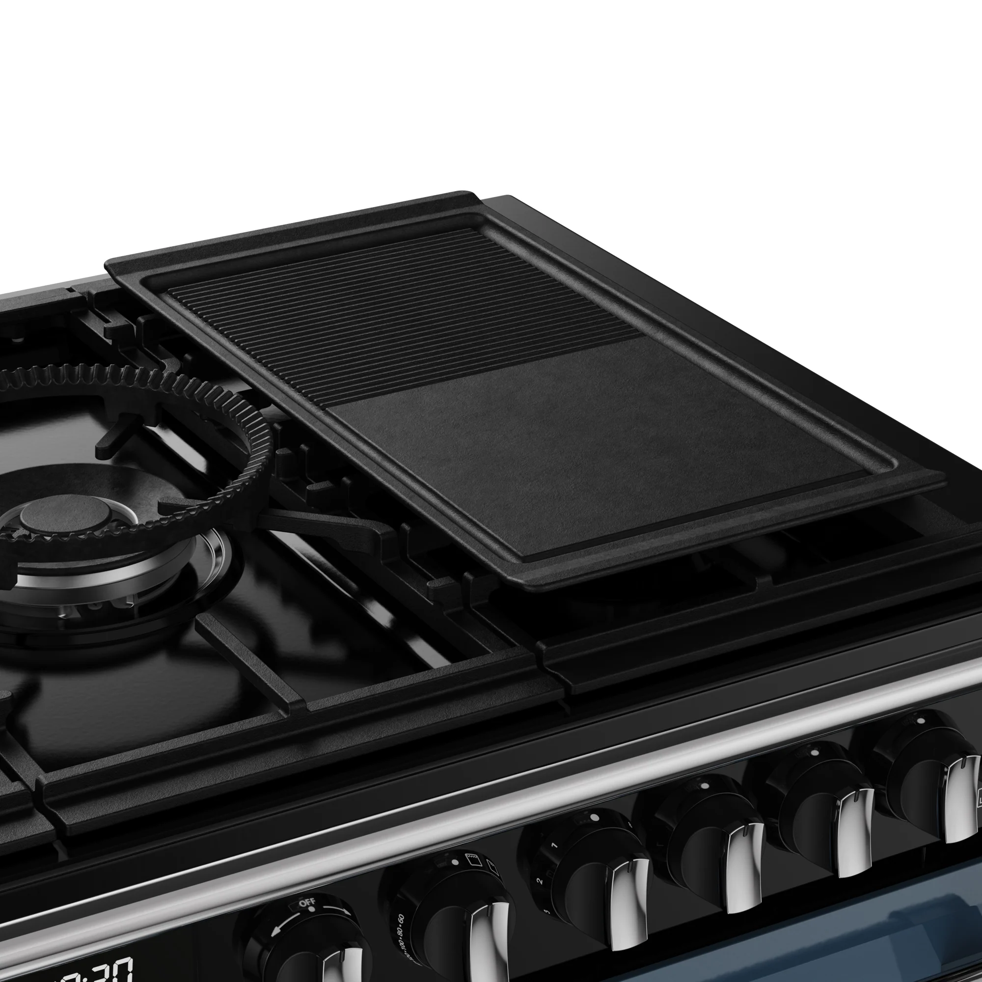 Stoves Richmond Deluxe Colour Boutique 110cm Dual Fuel Range Cooker 444412030 Midnight Blue - Image 8