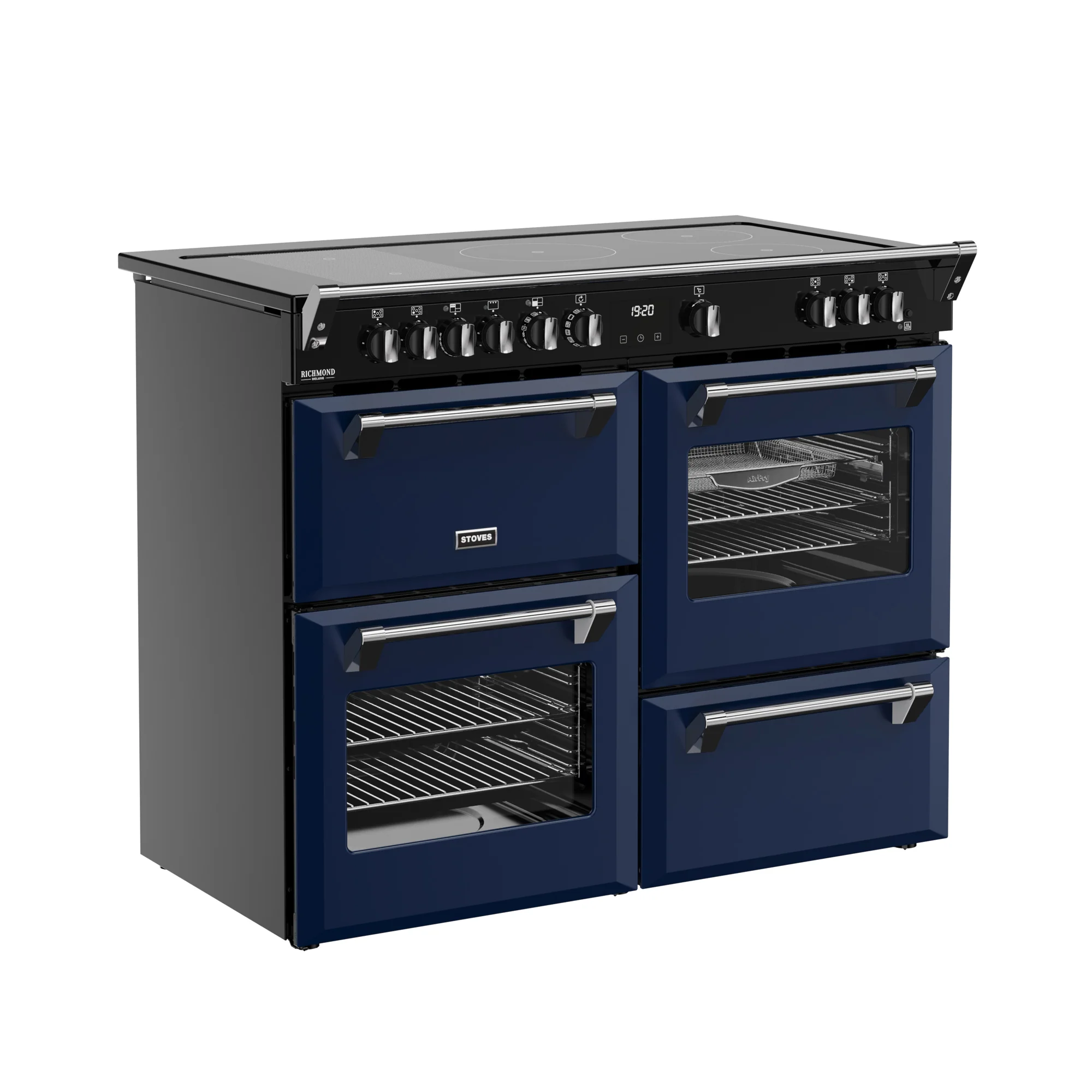 Stoves Richmond Deluxe Colour Boutique 110cm Induction Range Cooker 444412036 Midnight Blue - Image 2
