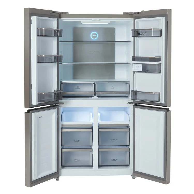 Tesla T560FDX Inox Non Plumbed American Fridge Freezer - Image 4